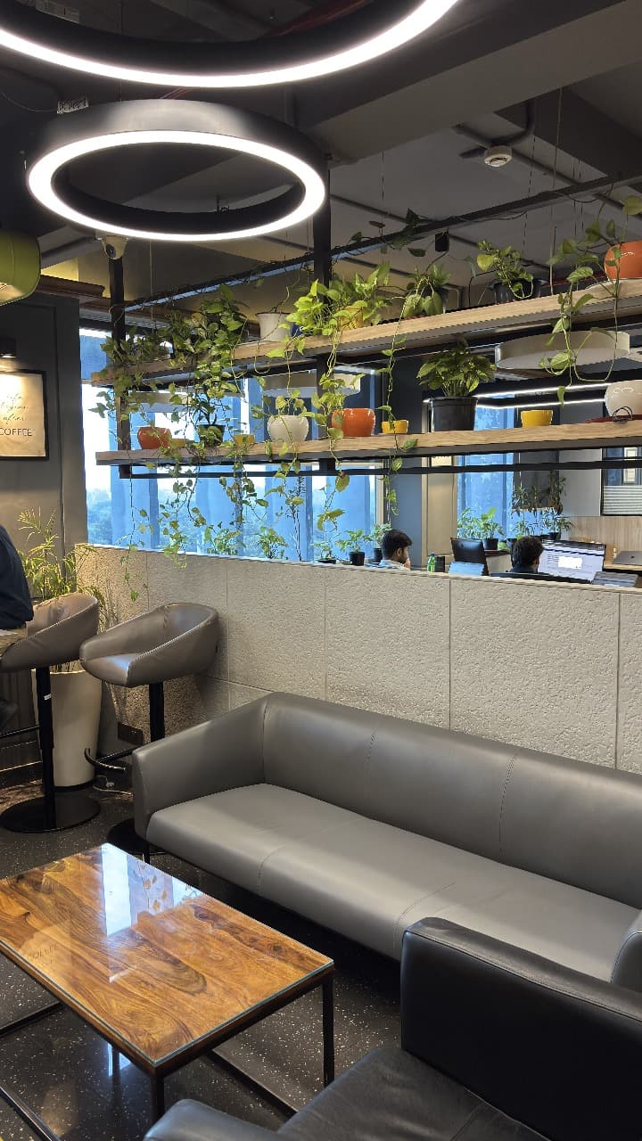 Learner practising English conversation